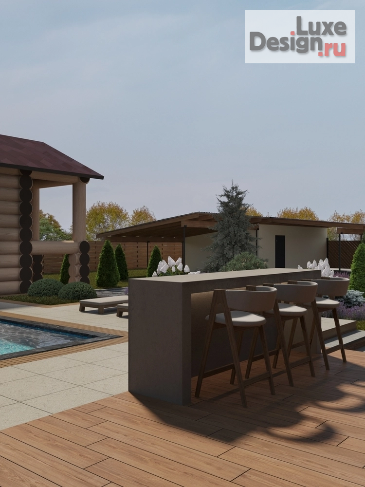 Ландшафтный дизайн "Ландшафтный дизайн в деревне Темная" (фото 5)