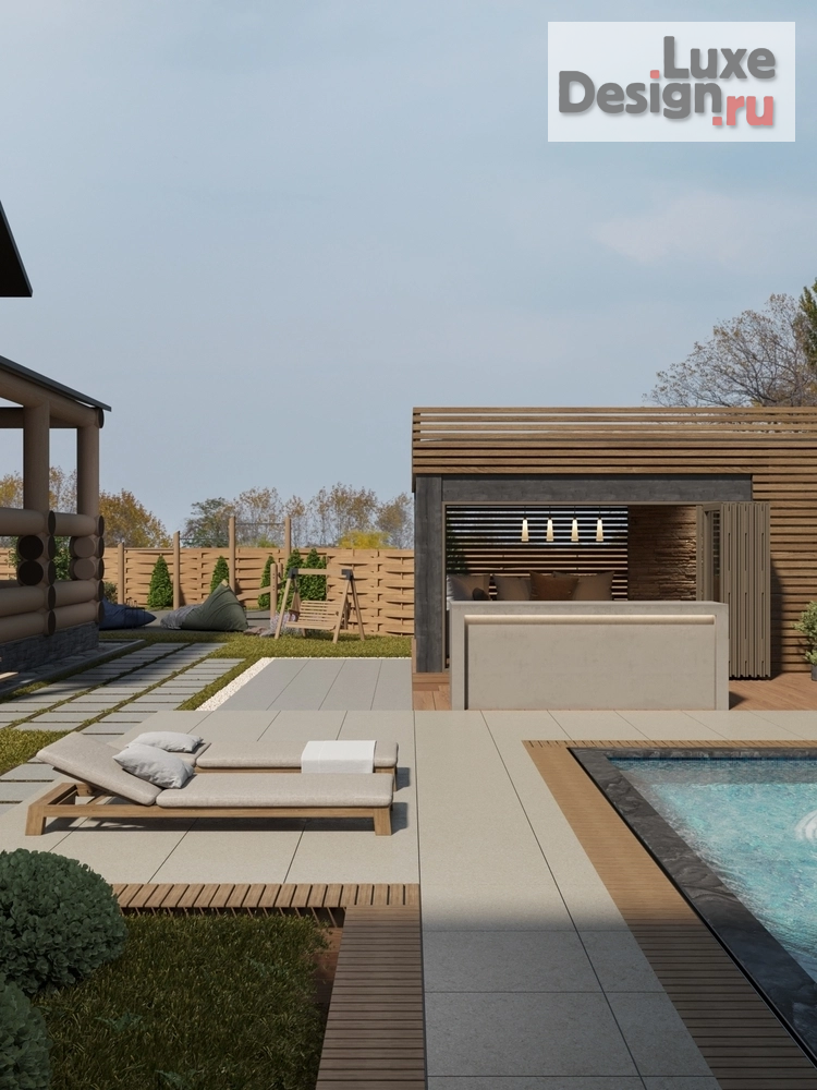 Ландшафтный дизайн "Ландшафтный дизайн в деревне Темная" (фото 7)