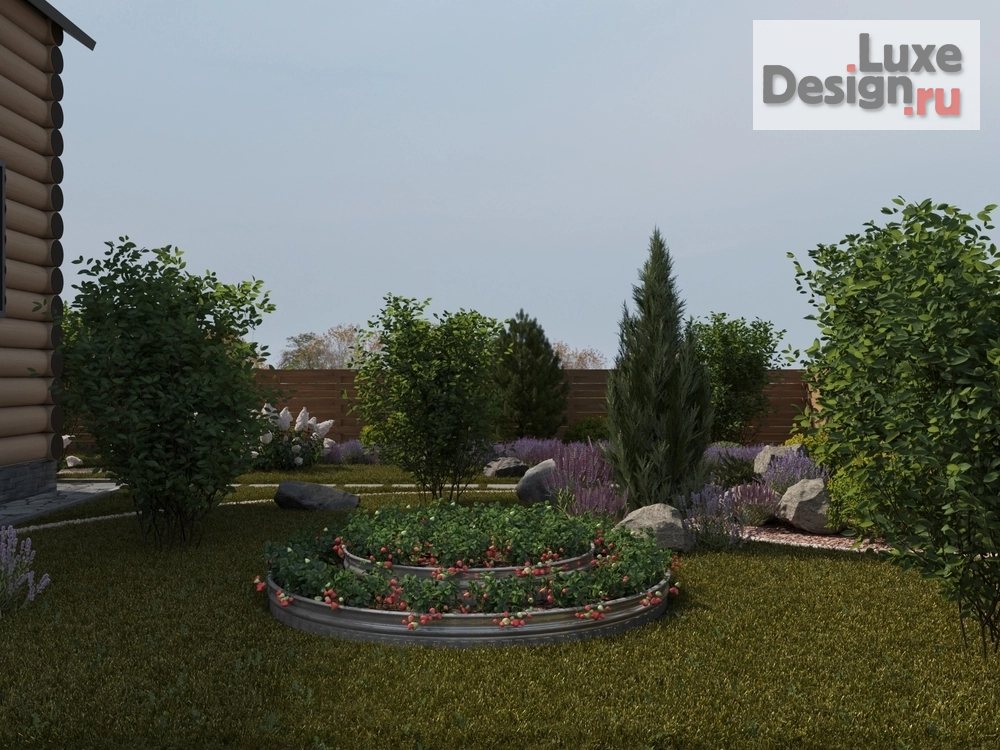 Ландшафтный дизайн "Ландшафтный дизайн в деревне Темная" (фото 10)