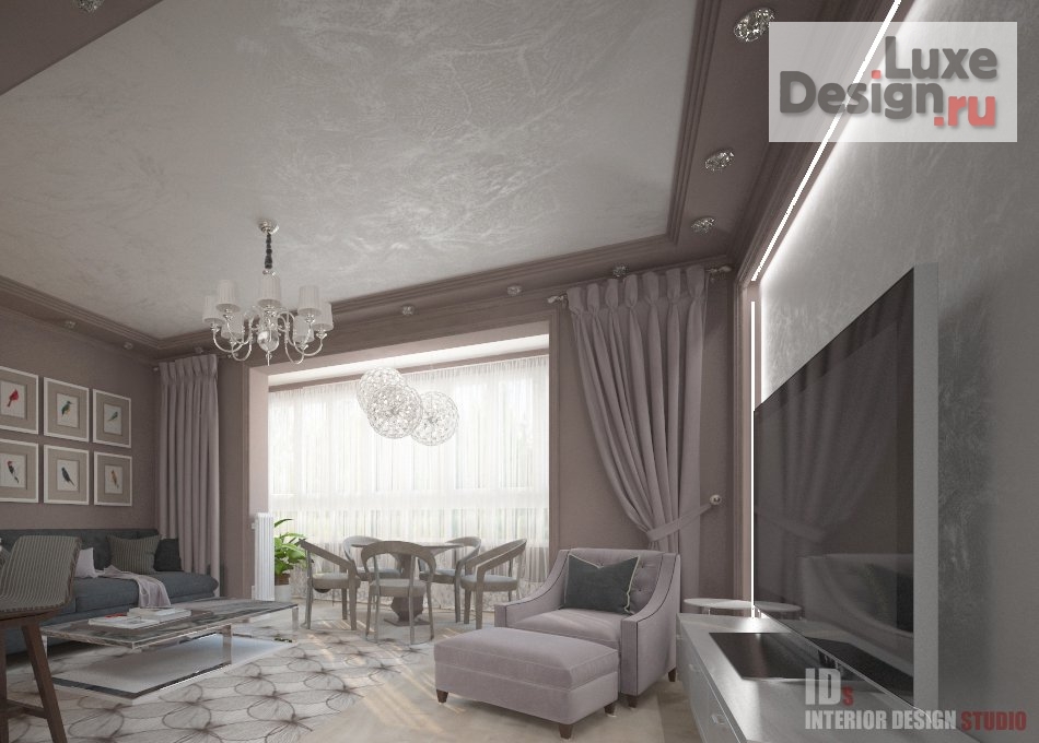 Дизайн интерьера гостиной "Проект гостиной" (фото 1)