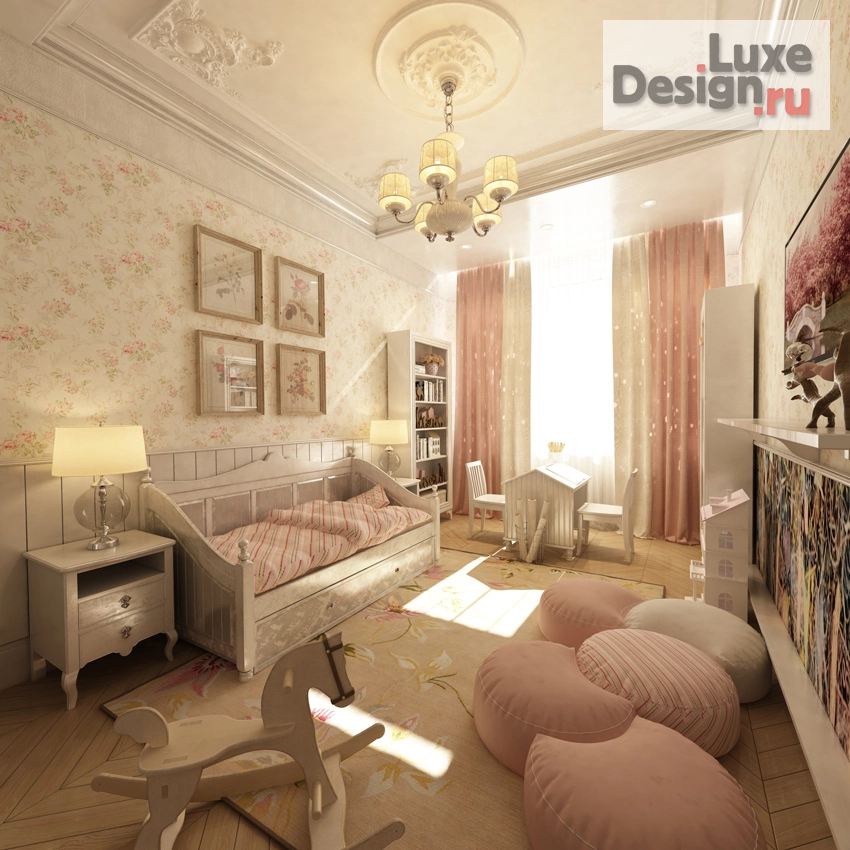 Дизайн интерьера загородного дома ""Американская классика" в интерьере" (фото 19)