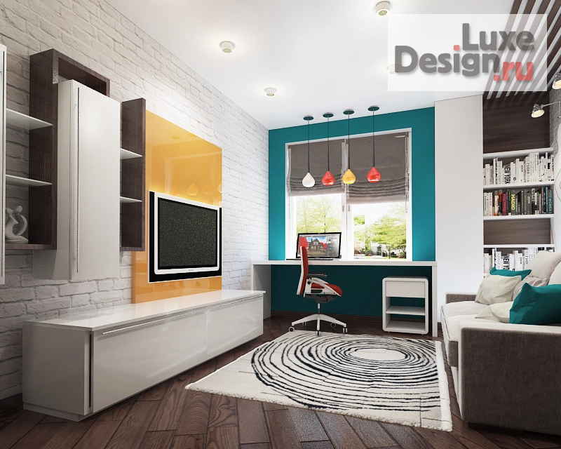 Дизайн интерьера трехкомнатной квартиры "ЖК Менделеева" (фото 8)