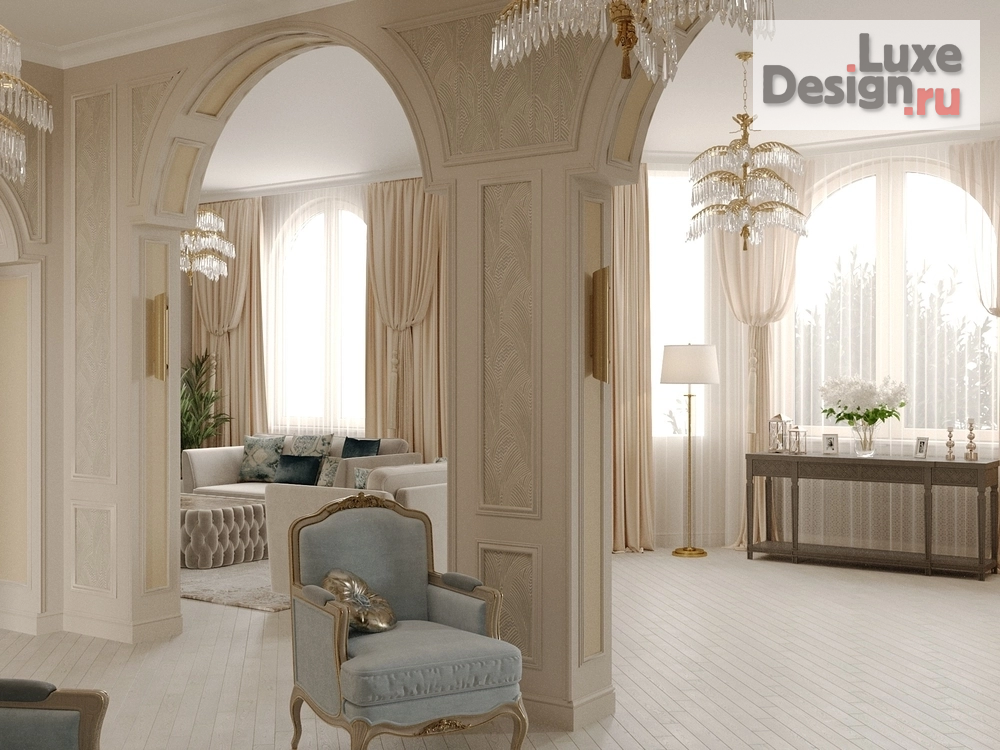 Дизайн интерьера коттеджа "Интерьер дома в Сочи" (фото 6)