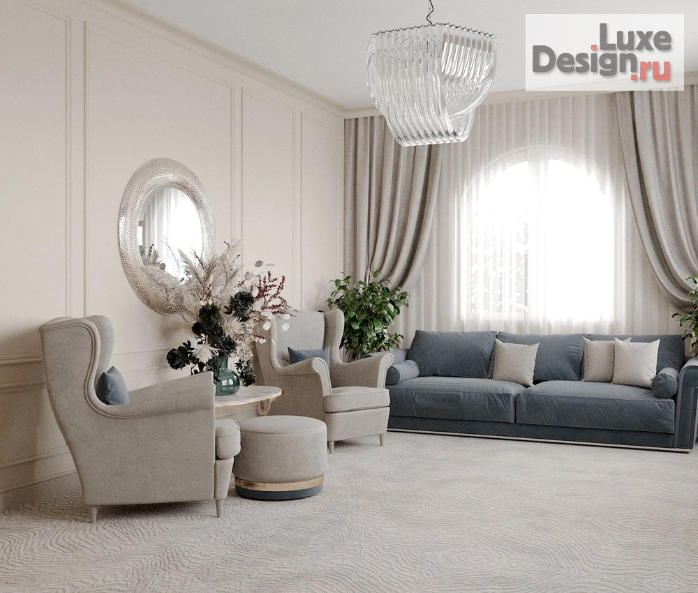 Дизайн интерьера коттеджа "Интерьер дома в Сочи" (фото 35)