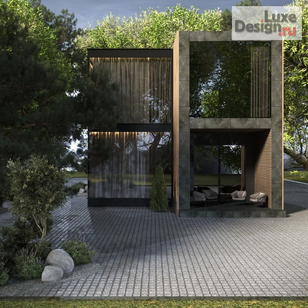 Частная архитектура "Экстерьер дома в Сочи" (фото 2)