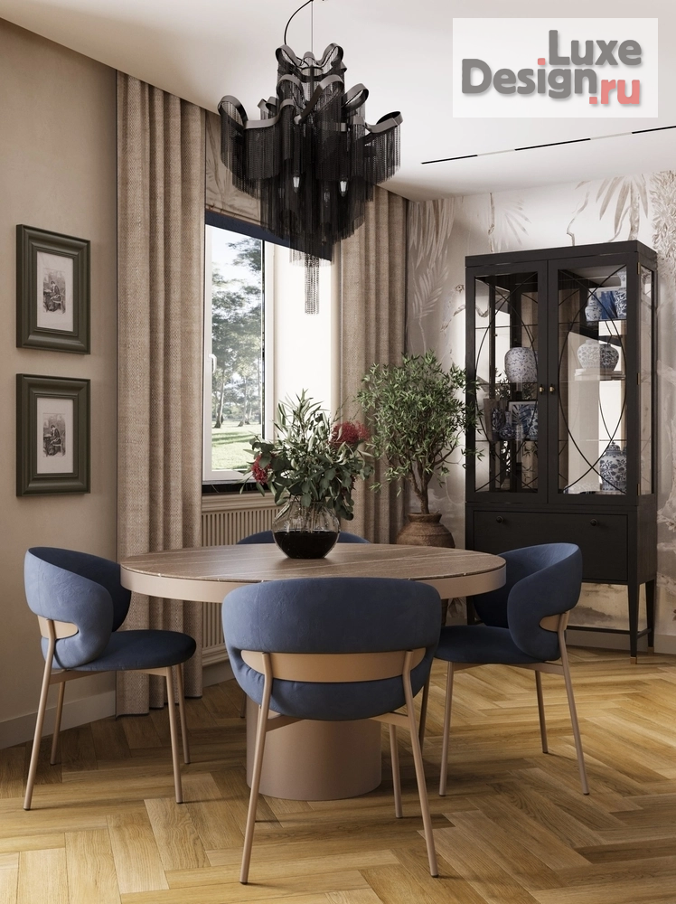 Дизайн интерьера загородного дома "Комарово, Тюмень " (фото 2)