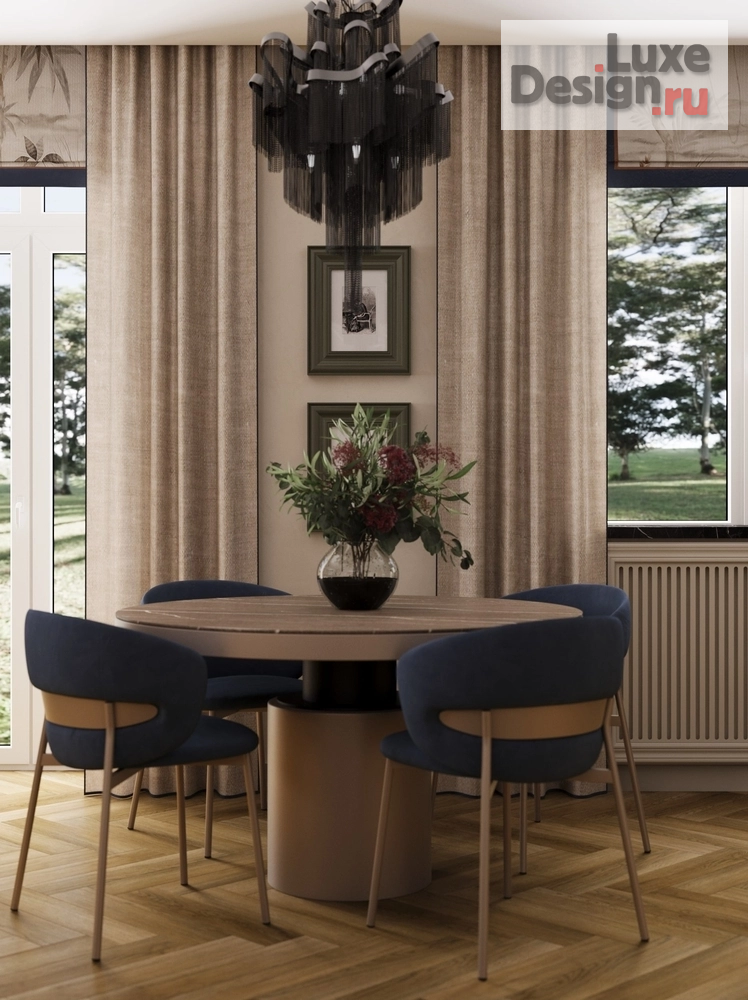 Дизайн интерьера загородного дома "Комарово, Тюмень " (фото 5)