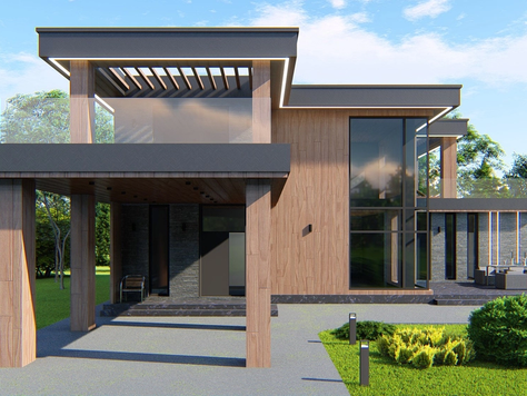 Частная архитектура в Тюмени "Современные прерии"