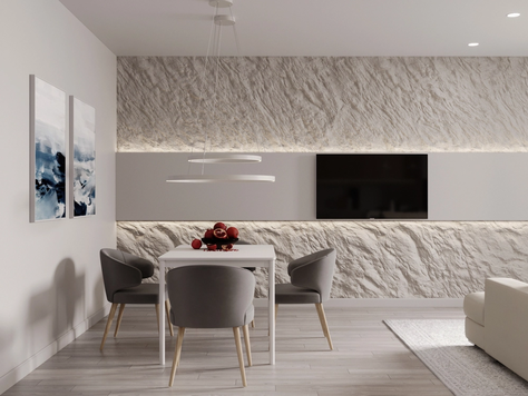 Дизайн интерьера двухкомнатной квартиры в Тюмени "Idea"