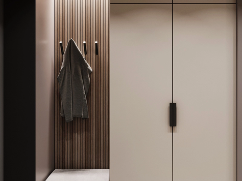 Дизайн интерьера двухкомнатной квартиры в Тюмени "Дизайн-проект квартиры 53м² в ЖК Сердце Сибири"