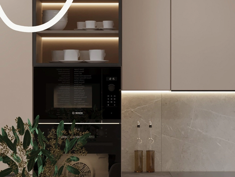 Дизайн интерьера двухкомнатной квартиры в Тюмени "Квартира в ЖК "